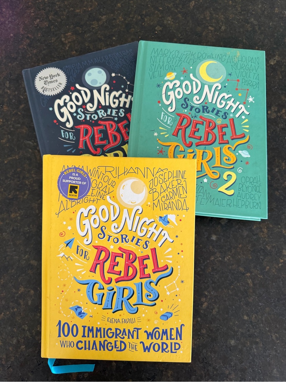 Good Night Stories for Rebel Girls- 3 books